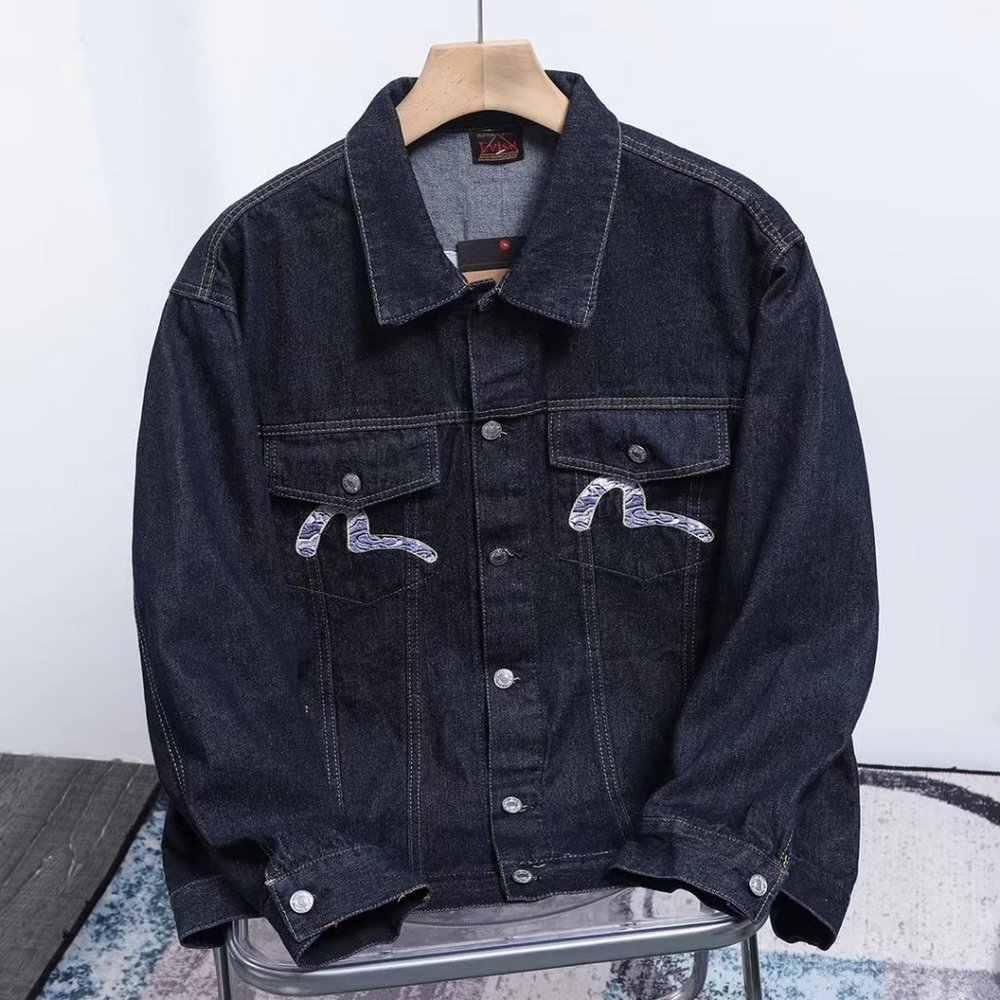 Evisu men's denim jacket